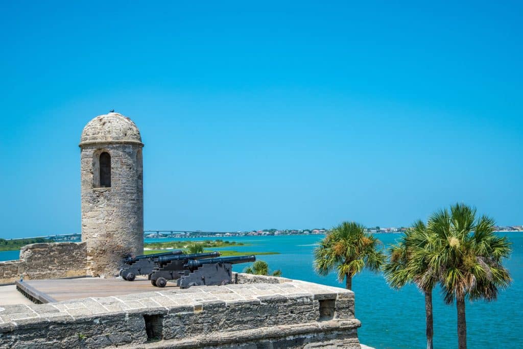 St. Augustine, Florida at the Castillo de San Marcos National Monument.